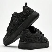 Women's Tennis Shoes - 黑色 - 查看 3
