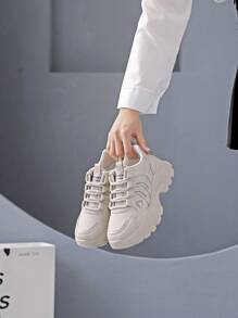 Giày thể thao giản dị thời trang đa năng mới dành cho nữ, phong cách tối giản thanh lịch cổ điển hợp thời trang, thích hợp cho hoạt động ngoài trời, đi bộ đường dài, chạy bộ, giày thể thao giản dị nhẹ chống trượt thoải mái, đơn giản, phong cách - Xám - Xem 8