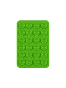 1 ventosa de silicona en la parte posterior de la carcasa del teléfono 24 orificios para el soporte de ventosa del teléfono móvil Ventosa de pared Ventosa para teléfono Estuche para teléfono con ventosa Estuche para tarjetas Estuche para tarjetas de regalo Monedero Porta tarjetas de visita Porta tarjetas de crédito Mujeres Para mujeres Para hombres