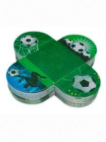 100 Forminhas Football Ball Game Brigadeiros Cup Party Sweets - 綠色 - 查看 10