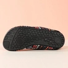 Home Slippers Women's Men's Comfortable Bohemian Sock Shoes With Soft Rubber Base, Suitable For Indoor/Outdoor Use - Bohemian Color - View 5
