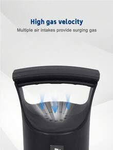 12-Inch Dual-Direction Hand Pump, Air Mattress Inflator, Inflatable Toy & Pool Accessories Air Pump - Black - View 9