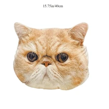 Customized Pet Head Pillow - Double-Sided Printed, Hand Washable, Modern Casual Style, Zipper Closure, Polypropylene Filling, Polyester Cover, Digital Printing, Decorative Multi-Purpose Cushion Christmas Gift - Upload Pictures to Customize Pillows - View 4