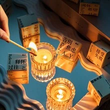 Small Scented Candle With Candle Holder - Relieve Stress, Create Romantic Ambiance For Table Centerpiece, Wedding, Home And Party Decorations - Multicolor - View 1