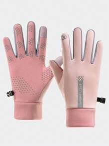 Waterproof Touchscreen Anti-Slip Thermal Gloves, Suitable For Men & Women For Cycling, Hiking, Running In Cold Weather,Winter Hand Warmers