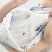 Baby Joy Soft Bib Burp Cloth 2 Units - 藍色 - 查看 2