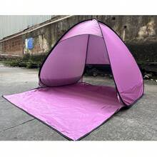 Lều bãi biển di động nhỏ gọn và bền bỉ giúp bảo vệ bạn khỏi ánh nắng mặt trời - Chống tia cực tím UPF 50+! Bao gồm 6 cọc đất cố định. Hoàn hảo cho quà tặng Giáng sinh, Halloween và Lễ tạ ơn - Nhiều màu - Xem 8