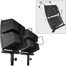 Club 4000 18-Inch 4000W P.M.P.O Stereo DJ/Powered PA Speaker System Combo Set Line Array Speaker And 18 Inch Active Subwoofer With Bluetooth/USB/SD Card/Remote Control - 黑色 - 查看 5