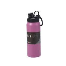 1pc Simple Large Capacity Stainless Steel Insulated Water Bottle Outdoor Hiking Sports Portable Straight Design Water Cup Customized