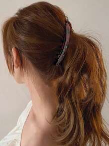 1pc Extra Large Banana Clip Hair Claw Clip For Thick Hair, Claw Clips, Hair Claws, Clips For Hair, Hair Slide, Hair Barrettes, School Stuff - Multicolor - View 4