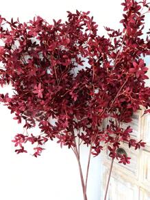 1pc 47.24inch Silk Cloth Artificial Phalaenopsis Orchid Plant, Simple Minimalist Long Stem Orchid For Weddings, Parties, Home Decor, Table Decoration, Centerpieces, Artificial Flowers, Plastic Flowers - Red - View 6