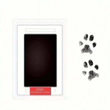 A Non-Contact Ink Pad With Pet Paw Print Kit, Pet Footprint Inkless Pad For Saving Cat/Dog Paws Prints