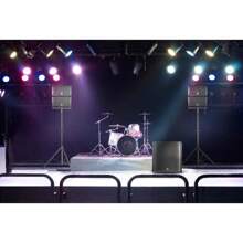 Club 4000 18-Inch 4000W P.M.P.O Stereo DJ/Powered PA Speaker System Combo Set Line Array Speaker And 18 Inch Active Subwoofer With Bluetooth/USB/SD Card/Remote Control - 黑色 - 查看 6