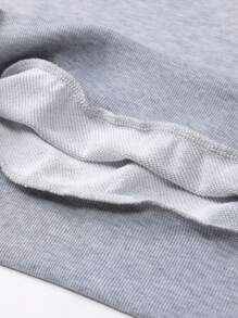 Áo hoodie tay dài dáng ôm nhẹ có túi dành cho nam, họa tiết in, áo khoác thể thao thường ngày cho mùa xuân/thu, thích hợp làm quà tặng cho chồng/bạn trai, mặc khi đi dạo phố, đi làm, hoạt động ngoài trời, ngày lễ - Màu Xám nhạt - Xem 6