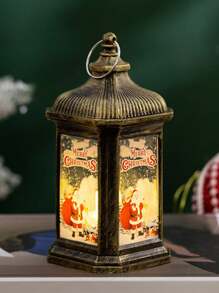 1 件，圣诞装饰道具 LED 蜡烛风灯圣诞吊灯携带复古夜灯窗饰、圣诞装饰、房间装饰圣诞装饰圣诞灯卧室装饰家居装饰派对装饰节日圣诞礼物感恩节圣诞树装饰饰品 - 彩色 - 查看 15