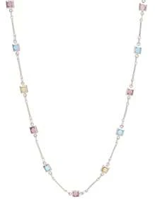 1 pieza Collar colgante de luna y corazón con circonita cúbica microincustrada chapado en oro de 18k, para hombres y mujeres, cadena de garras con gota de agua de lujo con rhinestones soldados, perfecto para bodas y compromisos