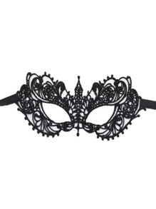 Women's Lace Mask - For Fancy Dress Party, Ball, Halloween, Carnival - 黑色 - 查看 1