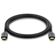 Cable Fosmon 4K UHD, enchapado en oro de alta velocidad premium de 0.91 m, 1.83 m, 3.05 m, 4.57 m, 7.62 m, 9.14 m, 15.24 m - Negro - Ver 2