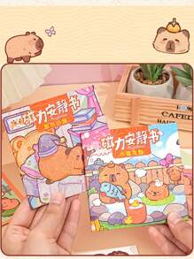 New Mini Cardboard Capybara Magnetic Quiet Book - Multicolor - View 3