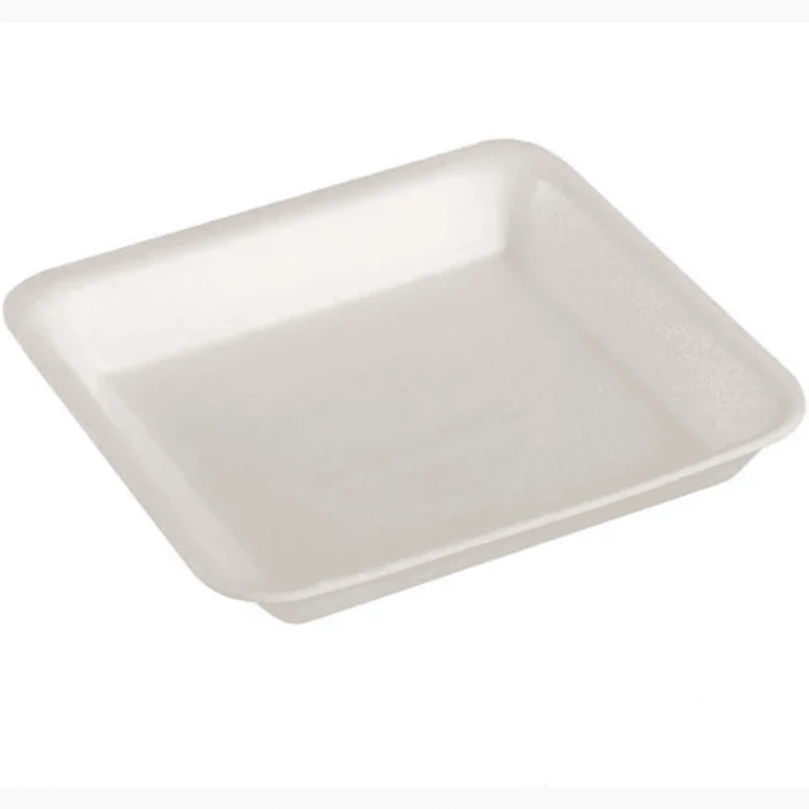 浅 B1 泡沫塑料托盘 15cmx15cm 含 100 份冷盘 - 白色 - 查看 1