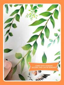 Bộ nhãn dán tường in hình Vine - màu xanh lá - Xem 11