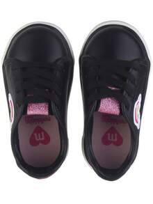 Molekinha Girls' Casual Sneakers With Side Detail And Glitter - Black/Pink - 2732.204 - 黑色 - 查看 5