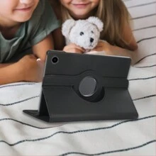 Funda para tableta Giratoria de Piel sintética - Negro - Ver 2