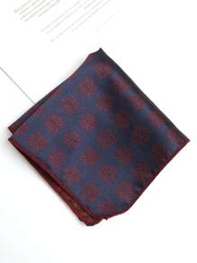 1pc Polyester Striped Pocket Square/Handkerchief, Seasonal