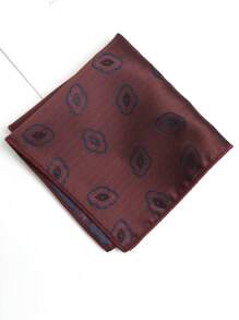 1pc Polyester Striped Pocket Square/Handkerchief, Seasonal