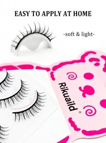 5 Pairs Faux Mink Eyelashes Natural Wispy Soft False Lashes Ultra-Light Daily Eyelashes Natural Look Realistic Lashes - Natural Lashes - View 2