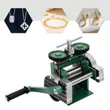 YUNRUX 120mm Jewelry Rolling Machine, Manual Rolling Machine Combined Rolling Machine Manual Rolling Machine, Jewelry Rolling Machine Jewelry Making Jewelry Suitable For The Jewelry Industry
