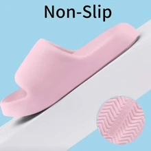 Summer 2024 New Fashionable EVA Bread-Shaped Slippers, Comfortable And Versatile For Men And Women, Lightweight, Soft, Durable, Non-Slip, Suitable For Home, Bathroom, Beach - Minimalist Ins Style