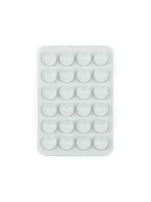 1 ventosa de silicona en la parte posterior de la carcasa del teléfono 24 orificios para el soporte de ventosa del teléfono móvil Ventosa de pared Ventosa para teléfono Estuche para teléfono con ventosa Estuche para tarjetas Estuche para tarjetas de regalo Monedero Porta tarjetas de visita Porta tarjetas de crédito Mujeres Para mujeres Para hombres