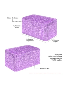 Felicita Tablecloth Cover Decoration Sublimated 3D Fabric Easy Wear Glitter 0.70Wx1.40H - FTM-142 - Xem 3