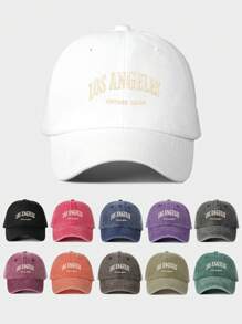 1pc Women Embroidered "CALIFORNIA" Baseball Cap, Adjustable Outdoor Casual Sun Protection Hat Suitable For Spring, Autumn, Travel, Beach, Vacation, Also Suitable For Men, Y2K Style Young Adult Cap - Baseball Cap - View 13