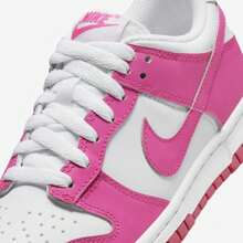 Nike Dunk Low Laser Fuchsia Pink FB9109-102 Women's Fashion Sneaker New - Pink - View 5