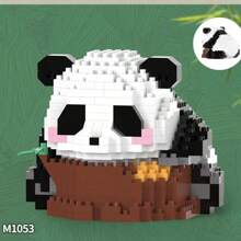 1 Set DIY Cute Panda Series, Multiple Building Methods In 1 Box, Leisure Building Block Toy, Panda Theme Puzzle Building Blocks, Creativity Toy, Ideal For Holiday, New Year, Spring Festival Interesting Pet Building Blocks, Fun Small Building Challenge, Cultivate Hands-On And Brain Skills, Building Block Set, DIY Creative Home Decor Toy, Adult Building Block Set Gift, Perfect For Holiday, Birthday, Christmas Gifts