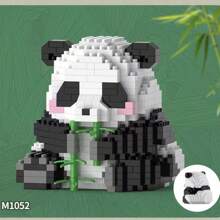 1 Set DIY Cute Panda Series, Multiple Building Methods In 1 Box, Leisure Building Block Toy, Panda Theme Puzzle Building Blocks, Creativity Toy, Ideal For Holiday, New Year, Spring Festival Interesting Pet Building Blocks, Fun Small Building Challenge, Cultivate Hands-On And Brain Skills, Building Block Set, DIY Creative Home Decor Toy, Adult Building Block Set Gift, Perfect For Holiday, Birthday, Christmas Gifts