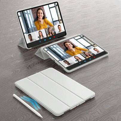 1个柔软防震超薄保护套，带智能支架和自动唤醒/睡眠功能，兼容iPad 9.7/10.2/10.9/11/12.9英寸（第十代）、iPad Air 11英寸、iPad Air 4/5/6。