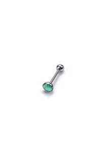 1pc Hypoallergenic 316L Titanium Steel Tongue Barbell, Fish Scale Gradients, 8/10/12/14/16mm Length, 7mm Diameter, 5mm Ball, 14G, Body Jewelry Piercing