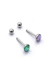 1pc Hypoallergenic 316L Titanium Steel Tongue Barbell, Fish Scale Gradients, 8/10/12/14/16mm Length, 7mm Diameter, 5mm Ball, 14G, Body Jewelry Piercing
