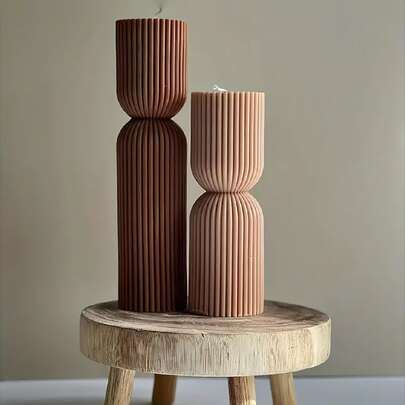 Cirelle 1 件大豆和蜂蜡香薰蜡烛 - 无烟、持久香味，适合家居装饰，非常适合卧室氛围和 DIY 礼物，适用于家庭装饰、壁炉、客厅、中央装饰、办公室、情人节礼物、蜡烛套装、香薰蜡烛、朋友礼物、女性礼物生日毕业、拉玛餐桌装饰、舒适家居、婚礼装饰、特殊礼物、高端咖啡厅用品