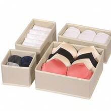 1/3/6 packs Caja de almacenamiento de tela plegable, organizador de cajones de armario, cestas y contenedores de tela divisores para ropa interior, medias, lencería, ropa, decoración del hogar, dormitorio, vestido, pantalones, zapatos, botas, faldas, camisetas blancas de mujer, pantalones negros de mujer, ropa de invierno para mujer, vestidos, ropa de invierno para mujer, vestidos elegantes para mujer, blusas blancas para mujer, de manga larga, monos blancos para mujer, vestidos primaverales para mujer, atuendos primaverales para mujer, primavera, ropa de primavera, minimalista, blusas de verano