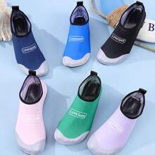 1 Pair Men's And Women's Diving Shoes Snorkeling Wading Shoes, Indoor Fitness Sports Soft Soled Shoes Men's And Women's Yoga Shoes, Jump Rope Training Soft Soled Sports Shoes, Beach Essentials, Beach Accessories, Pool Float - Multicolor - View 3