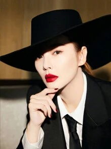 1pc Fedora Hat, Unisex Elegant Wide Brim Dome Top Gentleman English Style Hat, Versatile For Casual Wear, Costume Or Performance - A - View 10