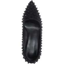 Zapatilla Con Estoperoles Tacón Alto 9cm Dama Color Negro - Negro - Ver 5