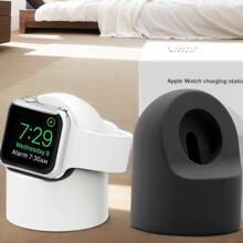 Silicone Watch Dock Stand Charging Holder Base For Apple Watch (49mm Ultra/45/44/42/41/40/38mm) - 白色 - 查看 3