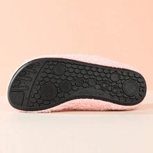 家居拖鞋男女款舒適襪套鞋，柔軟橡膠底座，室內/室外皆可使用
