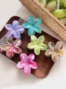 6 cái/bộ kẹp tóc hoa sứ nhiều màu cho nữ Phụ kiện tóc Halloween Ngày lễ tình nhân Ngày lễ tình nhân - Bộ 6 màu hỗn hợp - Xem 6