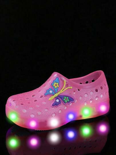 Dla dzieci Wodoodporny Światło LED Galaretka Plażowe sandały Dla Chłopcy I Dziewczyny Z Antypoślizgowy